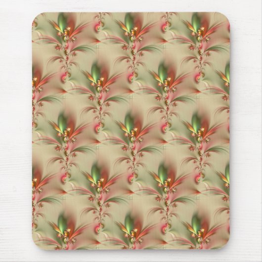 bloemdeur / behangpapier muismat (Voorkant)