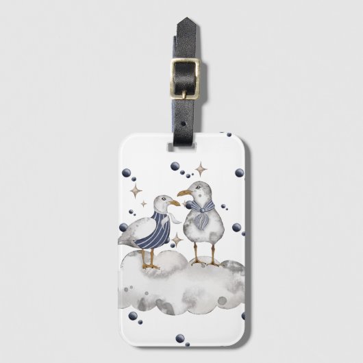 Bloemdieren Bagagelabel (Voorkant (verticaal))