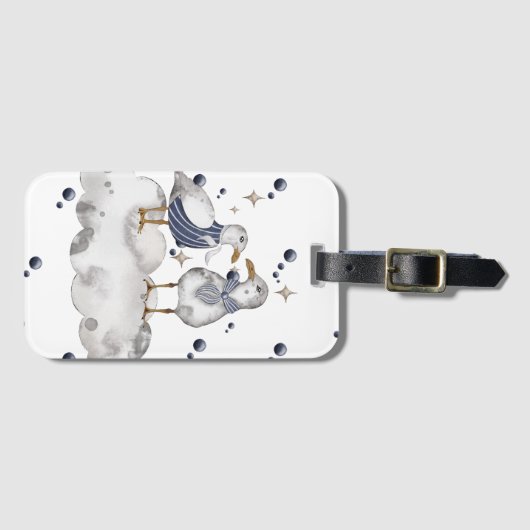 Bloemdieren Bagagelabel (Voorkant (horizontaal))