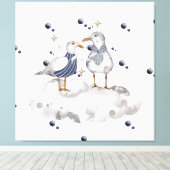 Bloemdieren Canvas Afdruk (Insitu (Houten vloer))