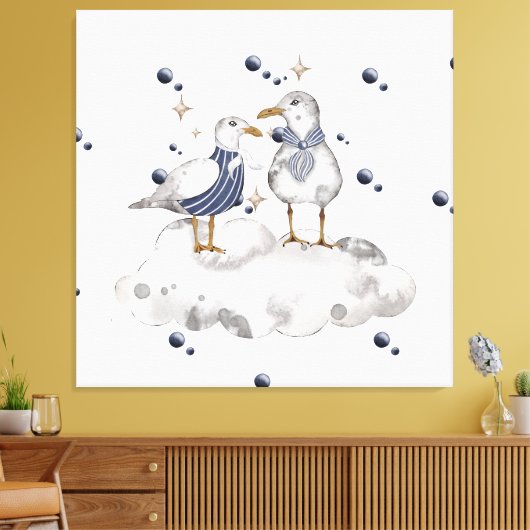 Bloemdieren Canvas Afdruk (Insitu (Woonkamer))