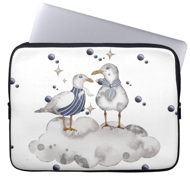 Bloemdieren Laptop Sleeve (Voorkant)