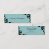 Bloemdierenkaarten Contactkaartje (Voorkant / Achterkant)