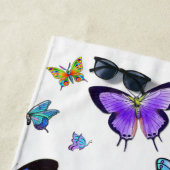 Bloemdoeken Butterflies Strandlaken (In situ)