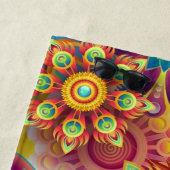 Bloemdoeken Zonnebloem Strandlaken (In situ)