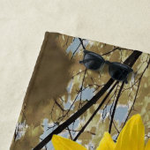 Bloemdoeken Zonnebloemen Strandlaken (In situ)