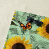 Bloemdoeken Zonnebloemen Strandlaken (In situ)