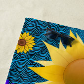 Bloemdoeken Zonnebloemen Strandlaken (In situ)