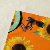 Bloemdoeken Zonnebloemen Strandlaken (In situ)