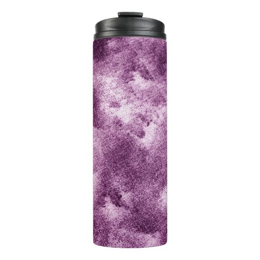 Bloemdoekje, abstract, gekleed, oud, thermosbeker (Voorkant)