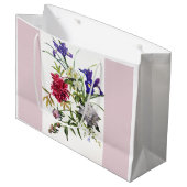 Bloemdoos Bouquet Gift Bag Groot Cadeauzakje (Voorkant Gekanteld)