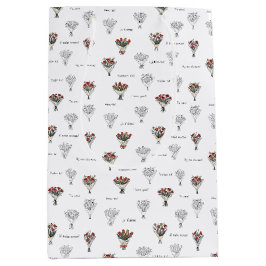 Bloemdoos Bouquet Gift Bag Medium Cadeauzakje