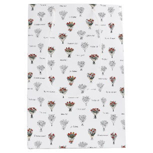 Bloemdoos Bouquet Gift Bag Medium Cadeauzakje