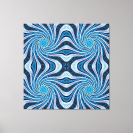 bloemdraai canvas afdruk