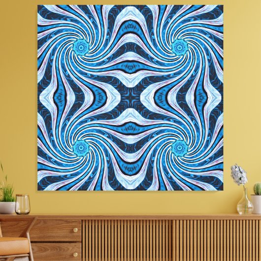 bloemdraai canvas afdruk (Insitu (Woonkamer))