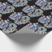 bloemdraak cadeaupapier (Hoek)
