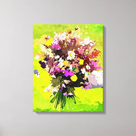 bloemdrager canvas afdruk (Voorkant)