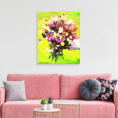 bloemdrager canvas afdruk (Insitu (Woonkamer))