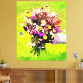 bloemdrager canvas afdruk (Insitu (Woonkamer))