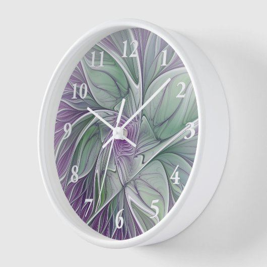 Bloemdromen, Abstracte Paarse groene fractale kuns (Hoek)