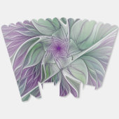 Bloemdromen, Abstracte Paarse groene fractale kuns Bedankdoosjes (Ongevouwen)