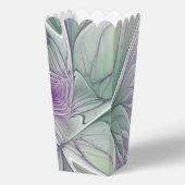 Bloemdromen, Abstracte Paarse groene fractale kuns Bedankdoosjes (Voorkant)