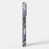 Bloemdromen, Abstracte Paarse groene fractale kuns Case-Mate iPhone Case (Achterkant / Rechts)