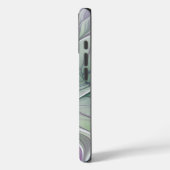 Bloemdromen, Abstracte Paarse groene fractale kuns Case-Mate iPhone Case (Achterkant / Links)