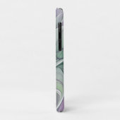 Bloemdromen, Abstracte Paarse groene fractale kuns Case-Mate iPhone Case (Achterkant/links)