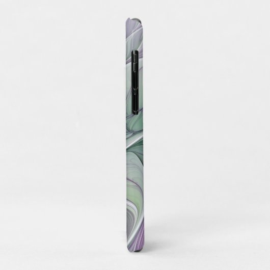 Bloemdromen, Abstracte Paarse groene fractale kuns Case-Mate iPhone Case (Achterkant/links)