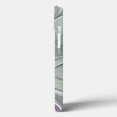 Bloemdromen, Abstracte Paarse groene fractale kuns Case-Mate iPhone Case (Achterkant / Links)