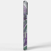Bloemdromen, Abstracte Paarse groene fractale kuns Case-Mate iPhone Case (Achterkant / Rechts)