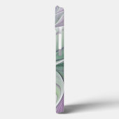 Bloemdromen, Abstracte Paarse groene fractale kuns Case-Mate iPhone Case (Achterkant / Links)