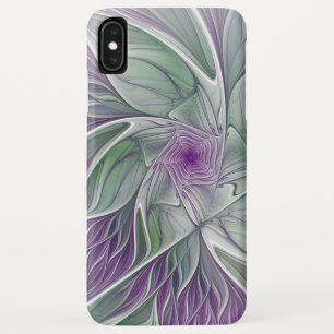 Bloemdromen, Abstracte Paarse groene fractale kuns Case-Mate iPhone Case
