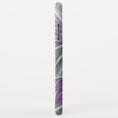 Bloemdromen, Abstracte Paarse groene fractale kuns Case-Mate iPhone Case (Achterkant/rechts)