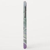 Bloemdromen, Abstracte Paarse groene fractale kuns Case-Mate iPhone Case (Achterkant/links)