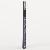 Bloemdromen, Abstracte Paarse groene fractale kuns Case-Mate iPhone Case (Achterkant/rechts)