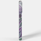 Bloemdromen, Abstracte Paarse groene fractale kuns Case-Mate iPhone Case (Achterkant / Rechts)