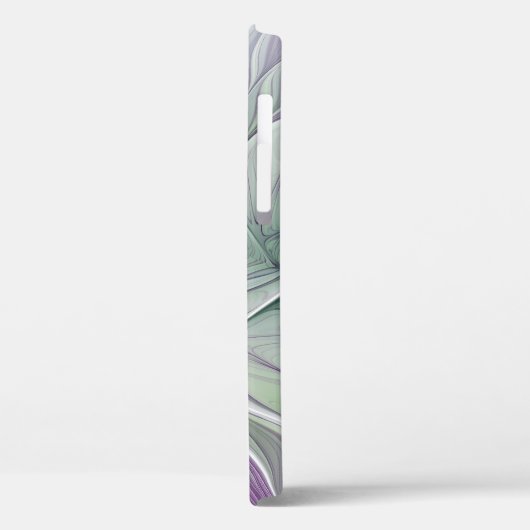 Bloemdromen, Abstracte Paarse groene fractale kuns Case-Mate iPhone Case (Achterkant / Links)