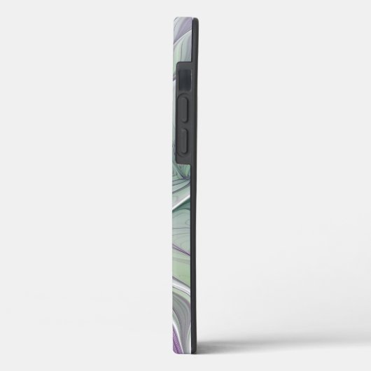 Bloemdromen, Abstracte Paarse groene fractale kuns Case-Mate iPhone Case (Achterkant / Links)