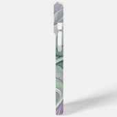 Bloemdromen, Abstracte Paarse groene fractale kuns Case-Mate iPhone Case (Achterkant / Links)