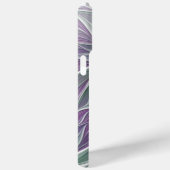 Bloemdromen, Abstracte Paarse groene fractale kuns Case-Mate iPhone Case (Achterkant / Rechts)