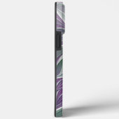 Bloemdromen, Abstracte Paarse groene fractale kuns Case-Mate iPhone Case (Achterkant / Rechts)