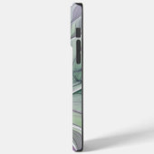 Bloemdromen, Abstracte Paarse groene fractale kuns Case-Mate iPhone Case (Achterkant / Links)