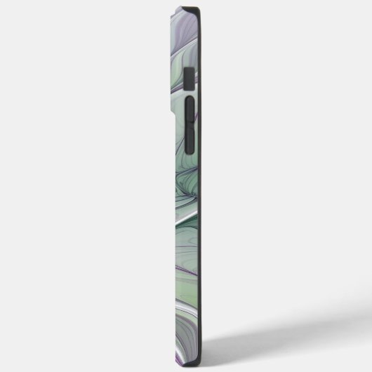 Bloemdromen, Abstracte Paarse groene fractale kuns Case-Mate iPhone Case (Achterkant / Links)