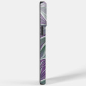 Bloemdromen, Abstracte Paarse groene fractale kuns Case-Mate iPhone Case (Achterkant / Rechts)