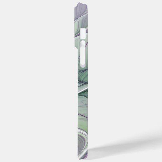 Bloemdromen, Abstracte Paarse groene fractale kuns Case-Mate iPhone Case (Achterkant / Links)