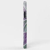 Bloemdromen, Abstracte Paarse groene fractale kuns Case-Mate iPhone Case (Achterkant/rechts)