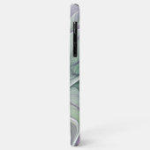 Bloemdromen, Abstracte Paarse groene fractale kuns Case-Mate iPhone Case (Achterkant/links)
