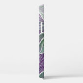 Bloemdromen, Abstracte Paarse groene fractale kuns Case-Mate iPhone Case (Achterkant / Rechts)
